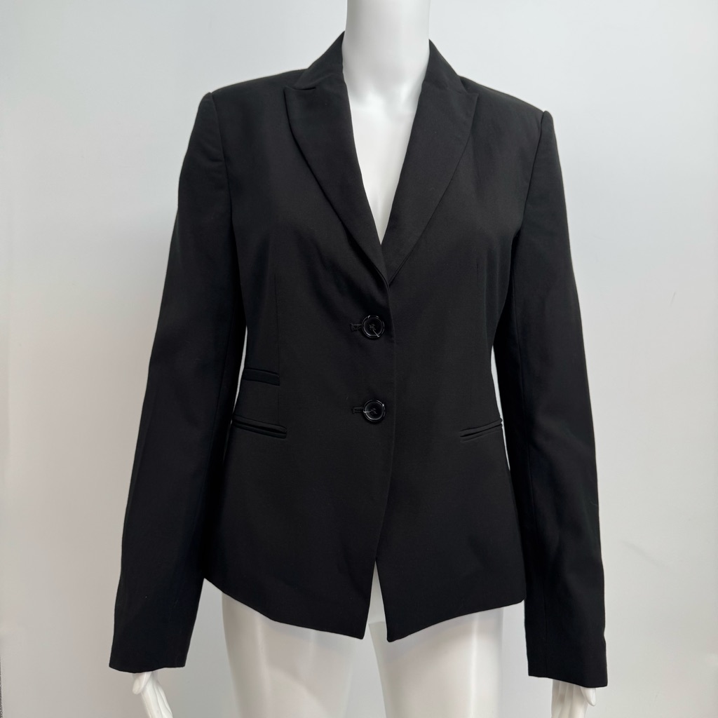 Nwt $159 Ann Taylor Two-Button Blazer Women’s Size 4 Black